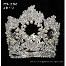 Rhinestone Kids Pearl Full Round Crown